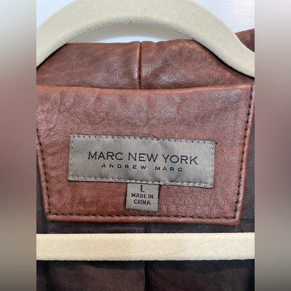 Leather Jacket by Andrew Marc Size L - Picture 6 of 11